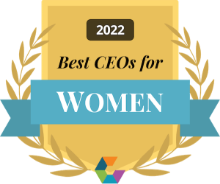 Comparably Best CEOs for Women 2022 Emblem awarded to Onward Search