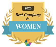 Comparably Best Company for Women 2020 Emblem awarded to Onward Search for Diversity, Equity, and Inclusion