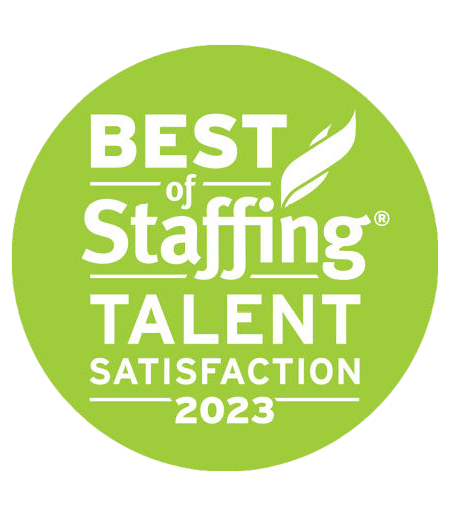 Best of Staffing Client Satisfaction 2023 Emblem awarded to Onward Search for diversity equity and inclusion