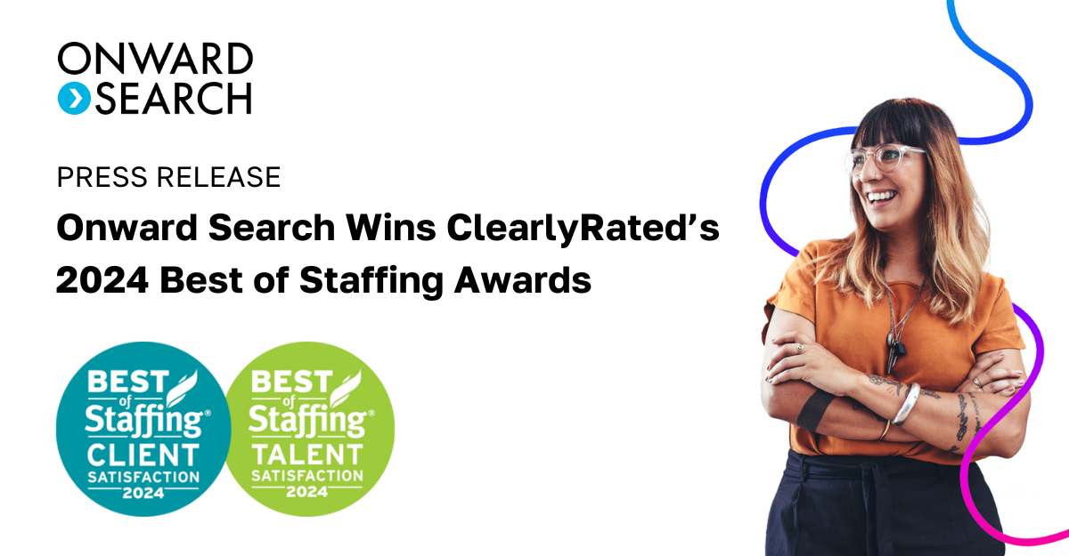 Onward Search Wins Best of Staffing 2024