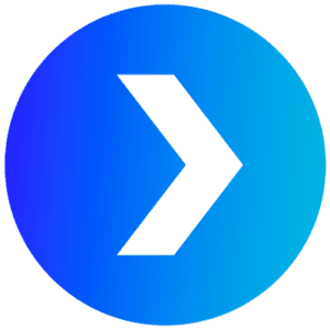 Onward Search Arrow Blue Gradient