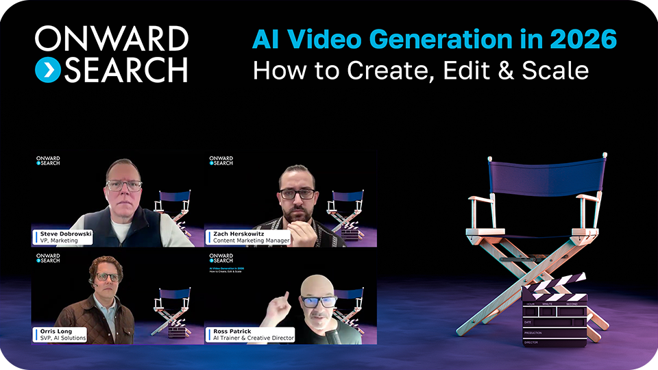 Onward Search Webinar - AI Video Generation in 2026
